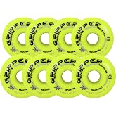 Labeda Roller Hockey Wheels Gripper Crossover Set of 8 - Choose Color/Size