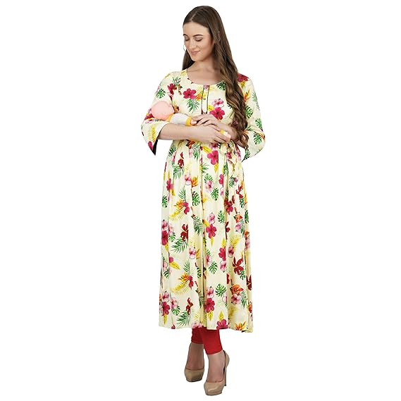 Women's Rayon A-Line Kurta