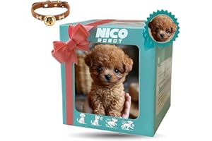 Guegalls 2025 New Ai Robot Dog, Nicoo - My Smart Realistic Robot Dog Puppy That Acts Like a Real Dogs, Nicco My Realistic RobotPuppy, Walking, Barking, Tail Wagging, for Pet Lovers