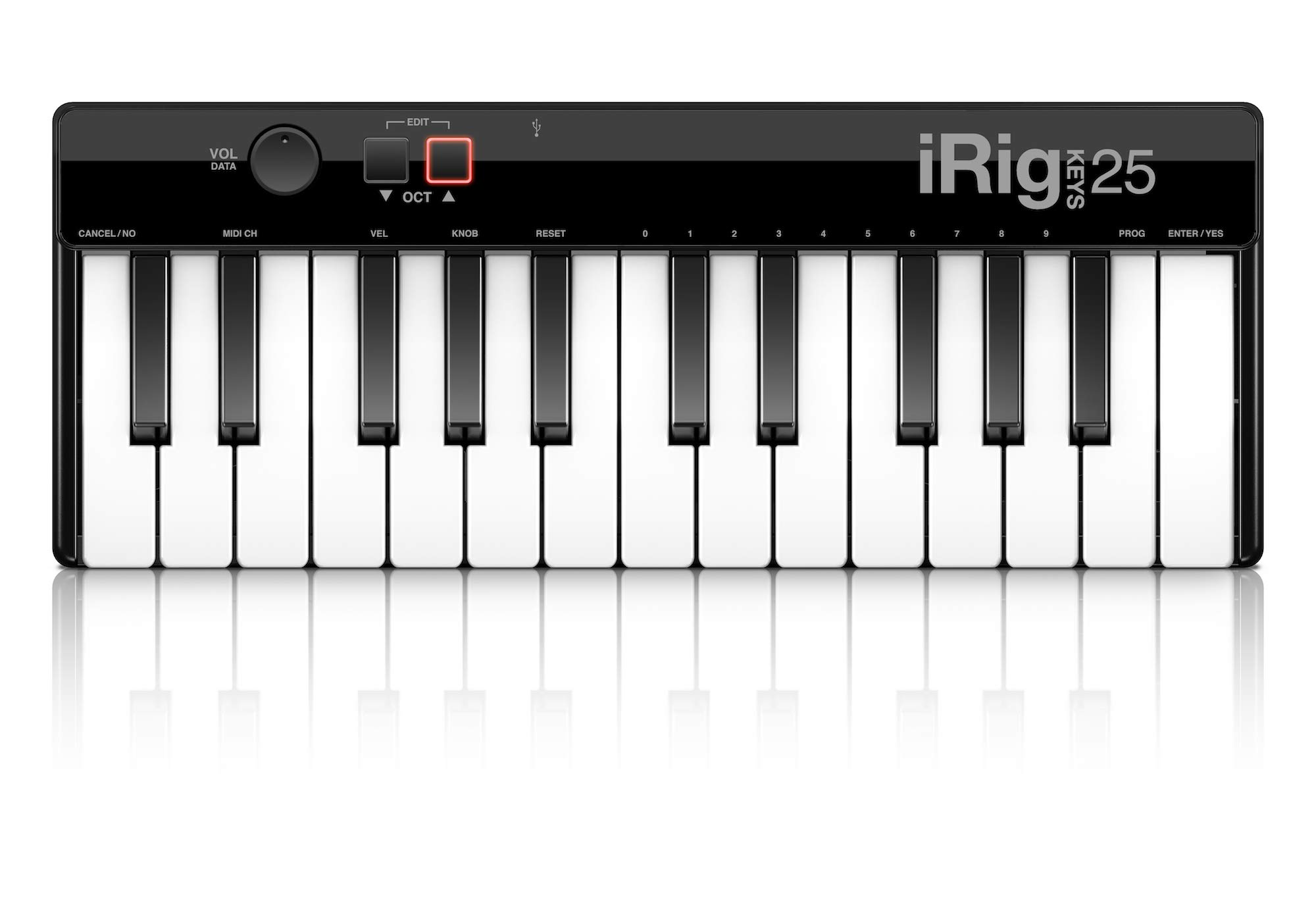 IK Multimedia iRig Keys 25 - USB Midi Keyboard controller for Mac/PC