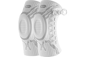 Kuangmi Smart Knee Brace with Adjustable Compression Knob, Micro-Adjustable Support for Perfect Fit, Pain Relief from Arthrit