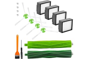 ARyee Replacement Parts for iRobot Roomba i7 i7+ E5 E6 I E Series Vacuum Cleaner,Filter Brush Roller Replenishment Accessroie