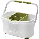 Addis Sink Caddy, White/ Grass Green