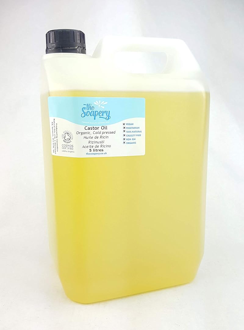 The Soapery Organic Castor Oil Cold Pressed 5L 100% Pure