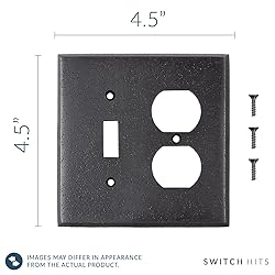 Switch Hits Distressed Antique Bronze Outlet Wall