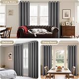 Joydeco Blackout Curtains 108 Inch 2 Panels Thermal Insulated Grommet Set view 6