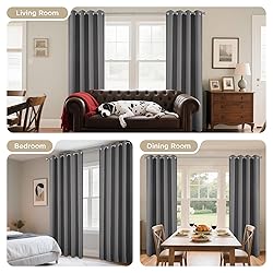 Joydeco Blackout Curtains 54 Inch Length 2 Panels