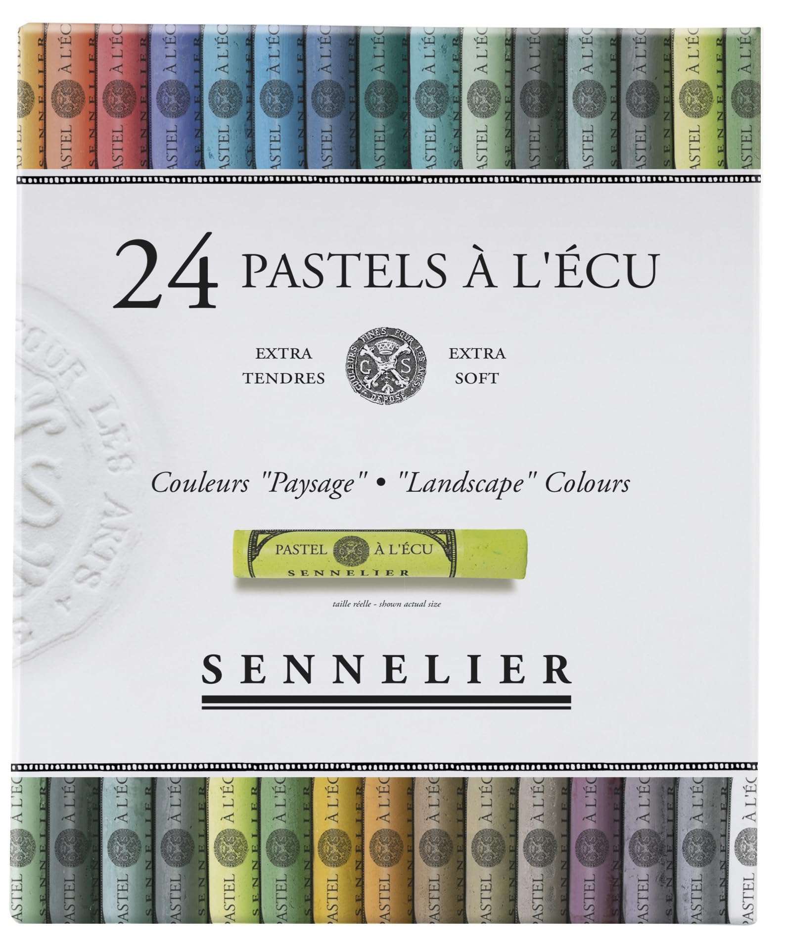 Savoir-Faire 10132241 Sennelier Soft Pastels Set 24/Pkg-Landscape