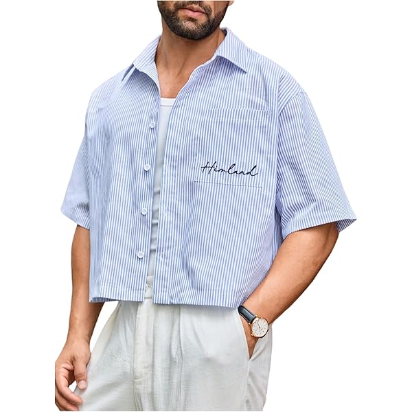 ジャケット・アウター GOD ONLY KNOWS CROPPED STRIPED SHIRT Short Sleeve Zandt Cropped Shirt - Green | Levi's® IT