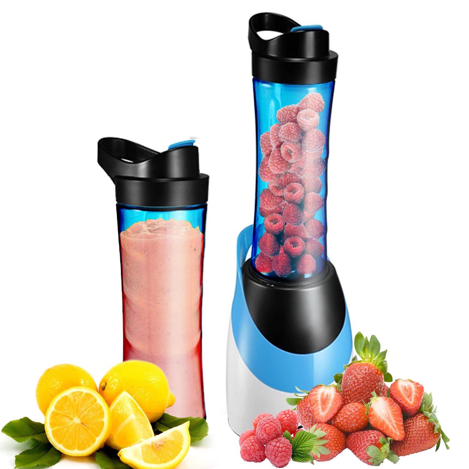 CUH 300 Watt Fruit Juicer Blender Blend & Go Travel Personal Sports Smoothie Protein Shake