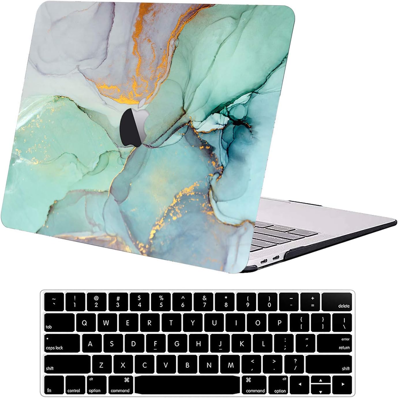 DTangLsm MacBook Air 13 inch Case 2020 2019 2018 Release A2179 A1932 Plastic Hard Shell Case Sleeve Slim Laptop Protective Case&Keyboard Cover for Newest Version MacBook Air 13 inch Retina,Green