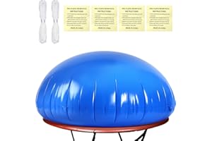 ShinyRelief 5 x 5 ft Patio Furniture Airbag Dome Airbag Pool Pillows for Ground Pool Large Inflatable Winter Swimming Pool Closing Kit Reusable Table Cover Air Pillow with Ropes and Patches for Patio