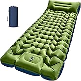 Myxslop Camping Sleeping Pad, Self Inflating Sleeping Pad with Pillow Built-in Foot Pump Portable Inflatable Sleeping Pads Co