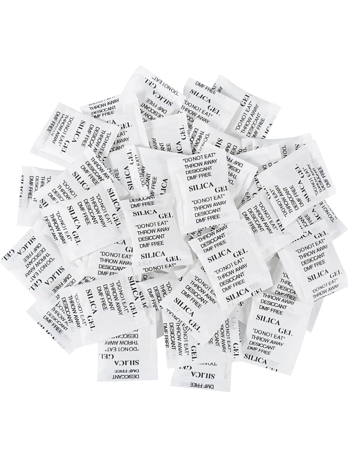 200 x 1g Silica Gel Desiccant Sachets - Absorbs Moisture and Mould Odors