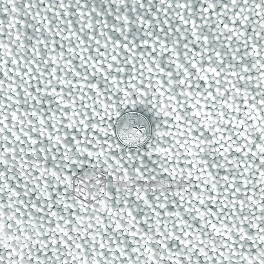 14 25 Choose 6 11 Heavy White Plastic Poly Pellets for Craft Projects