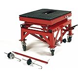 Dragway Tools 300 Lb Motorcycle Dirt Bike Stand Jack Lift Hoist Cart & Wheels