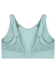 Full Figure Plus Size No-Sweat Mesh Sports Bra