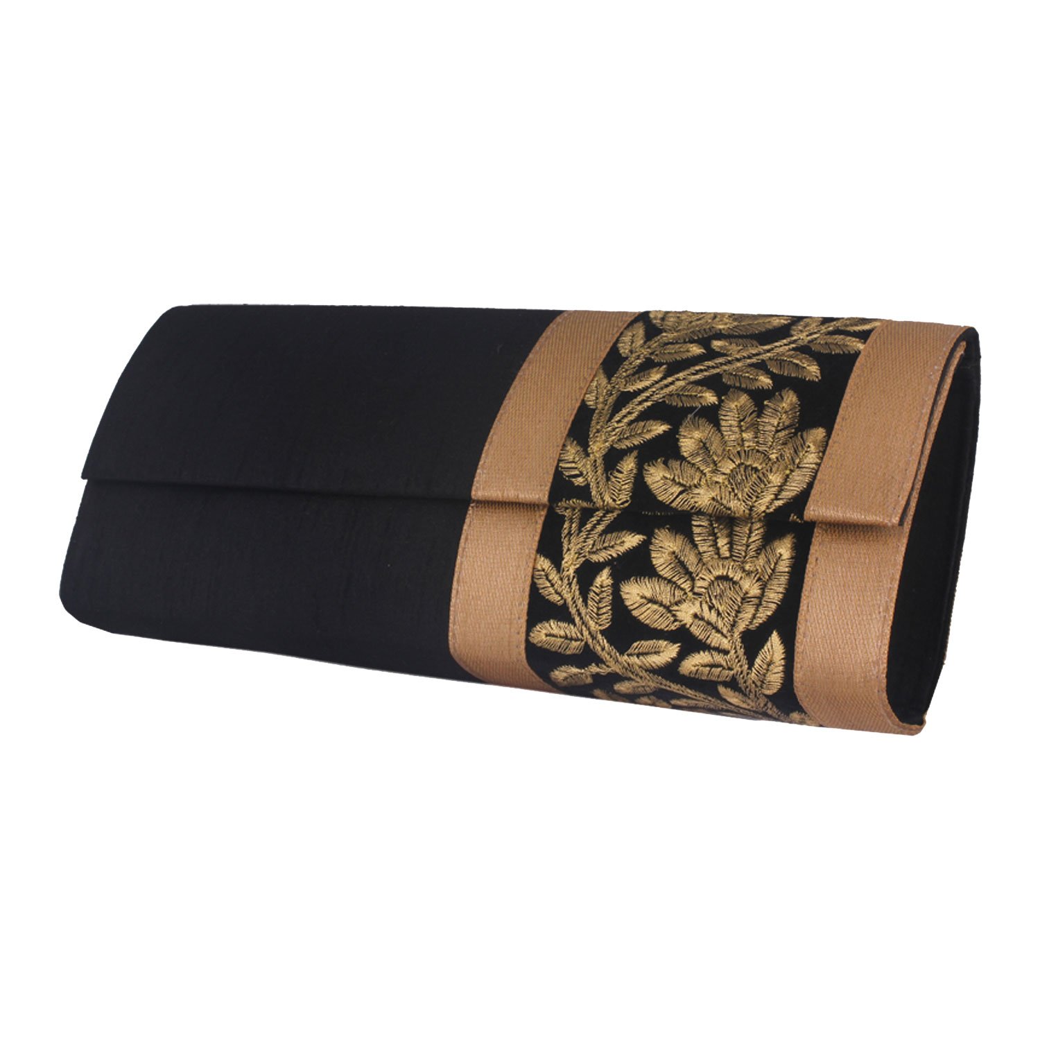 mela women's clutch (black,sm133100052)