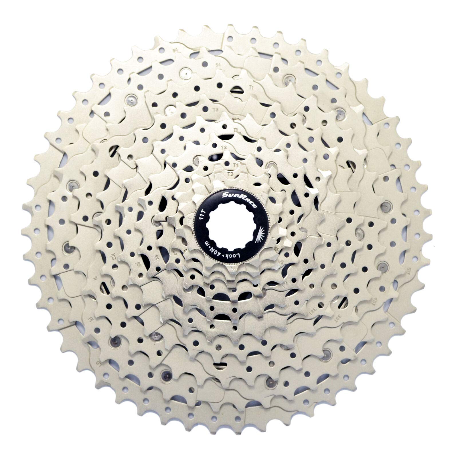 SunRace CSMS3 Wide Ratio Cassette 11-51T , 10 Speed , Silver , XTE2193