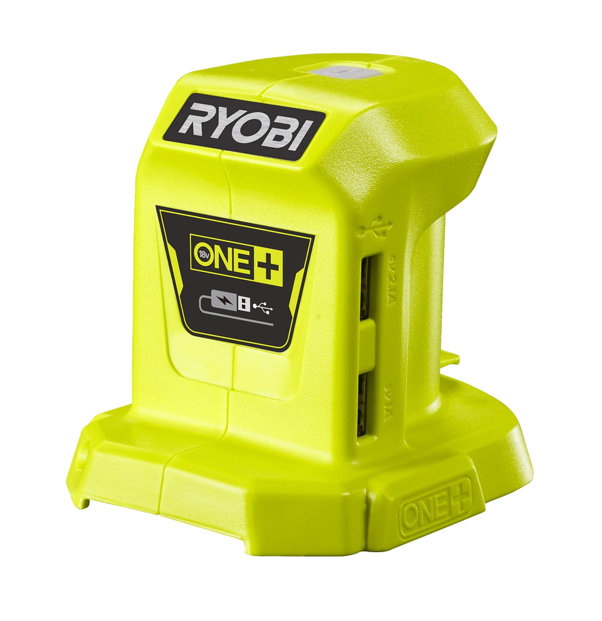 Ryobi R18USB-0 18V ONE+ Cordless USB Charger (Body Only), Green
