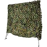 HYOUT Camo Netting Camouflage Net Bulk Roll for Hunting Blinds Ghillie Sunshade, Camping, Military Party Decoration