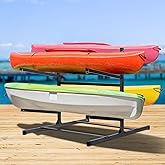 Morohope Kayak Storage Rack, Heavy Duty Kayak Racks for Garage and Outdoor Storage, Storage Rack for Kayak, Canoe, Surfboard & Paddleboard