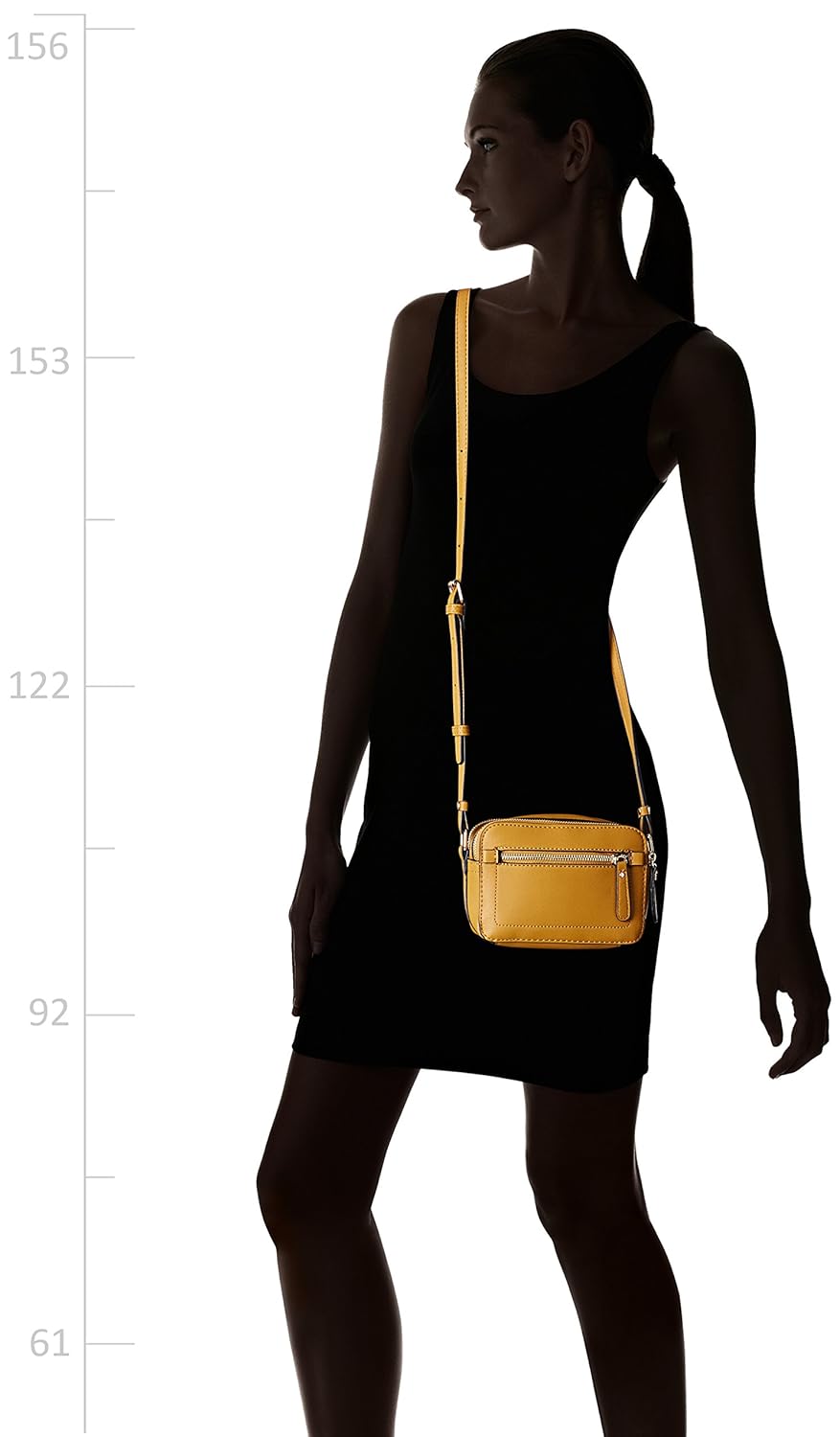 accessorize women's sling bag (yellow)