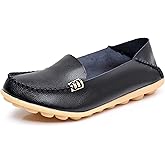 VenusCelia Women's Natural 2 Comfort Walking Flat Loafer