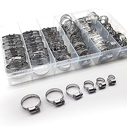 Jawmoy 54 PCS Car Stainless Steel Hose