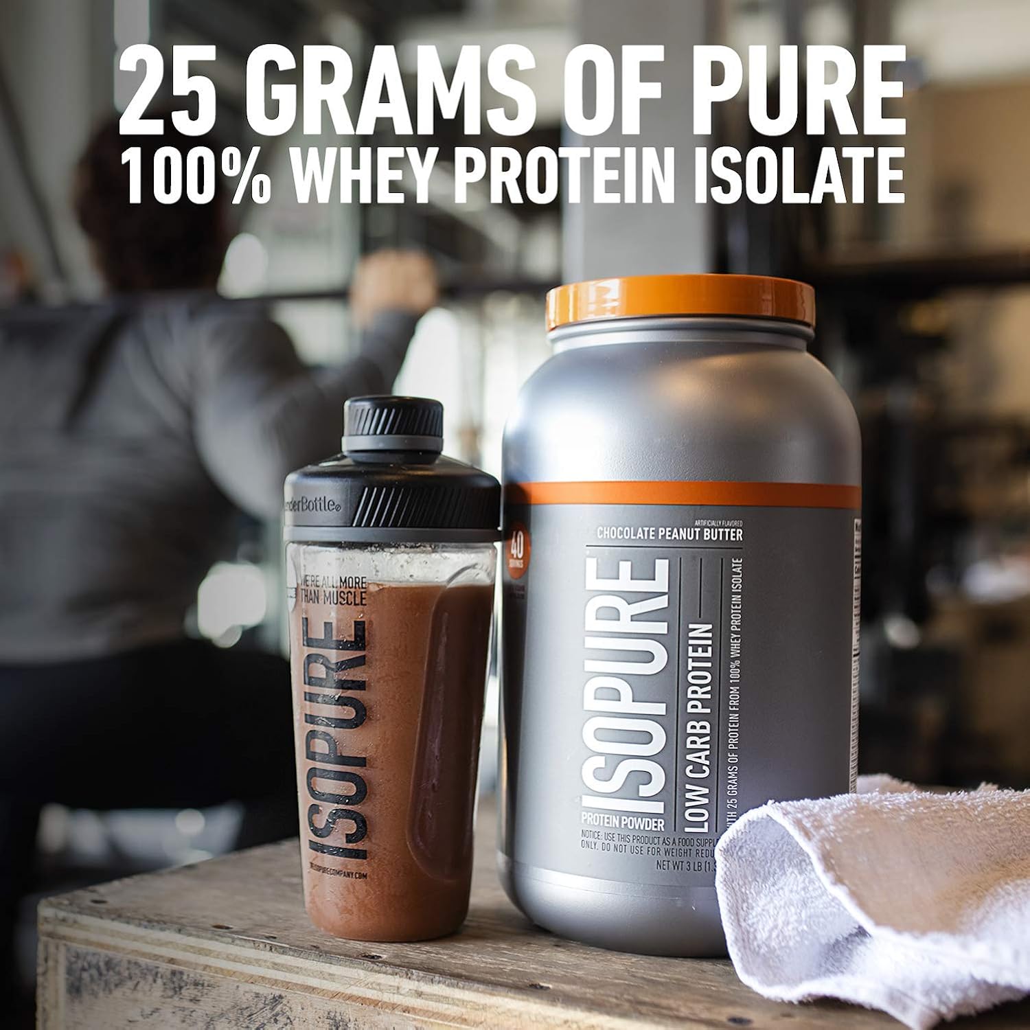 Isopure Low Carb, Vitamin C and Zinc for Immune Support, 25g Protein, Keto Friendly Protein Powder, 100% Whey Protein Isolate, Flavor: Dutch Chocolate, 3 Pounds (Packaging May Vary): Health & Personal Care
