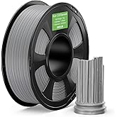 DEEPLEE PLA+ 2.0 Filament 1.75mm, Stronger Toughness 3D Printer Filament, Grey 1KG, Upgrade PLA Plus 3D Printer Filament, High Speed PLA+ Filament for Most FDM 3D Drucker