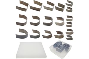 Yayatty 19 PCS Leather Cutter Tool Set, 18 PCS Punch Tools With Perforated Matting, Cutting Dies, Hole Punch Kit for DIY Crafts