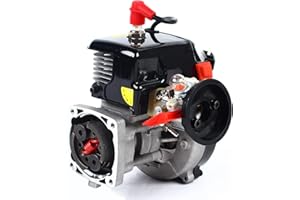 OMOSIROI Rovan Motor Engine, 30.5CC 2-Stroke Gasoline Engine, 4 Bolts Air Cooled Engine Gasoline Engine, Heavy Duty Gasoline Motor Recoil Start Fit for HPI Baja 5B 5T King Motor LOSI FG Goped
