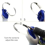 EesTeck 8Pcs 65-89mm Stainless Steel Hose Clips Duct Clamps Worm Drive view 5
