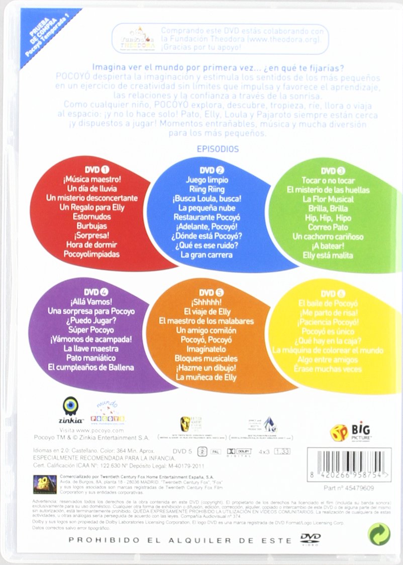 Pocoyo 1ª Temporada [DVD]: Amazon.es: Personajes animados, David Cantolla, Personajes animados, Jon Doyle, Anne Brogan, Kath Hart: Cine y Series TV