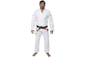 KINGZ Classic 3.0 Brazilian Jiu Jitsu Gi - Men's Lightweight BJJ Kimono - IBJJF Legal - 450gsm Pearl Weave Pro Competition