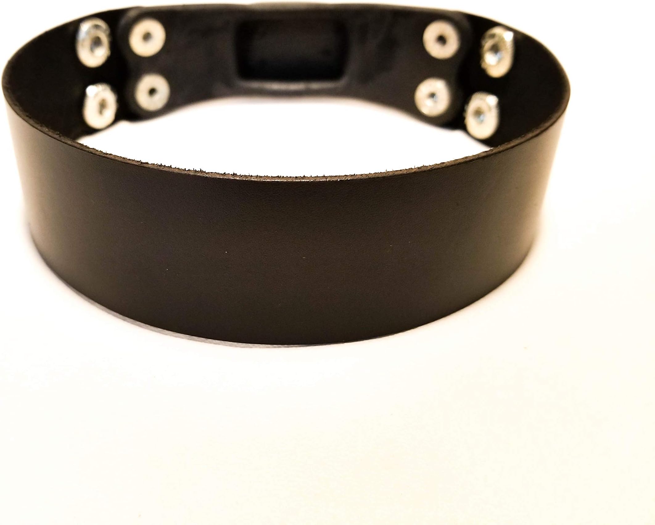 Leather Choker Collar Necklace with Pavlok mount
