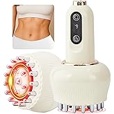 Yuonry Lymphatic Drainage Massager & Anti Cellulite Massage Tool, Helps Reduce Stretch Marks & Cellulite, for Legs, Arms & Belly, Body Sculpting Machine with Microcurrent, Light, Heat & Vibration