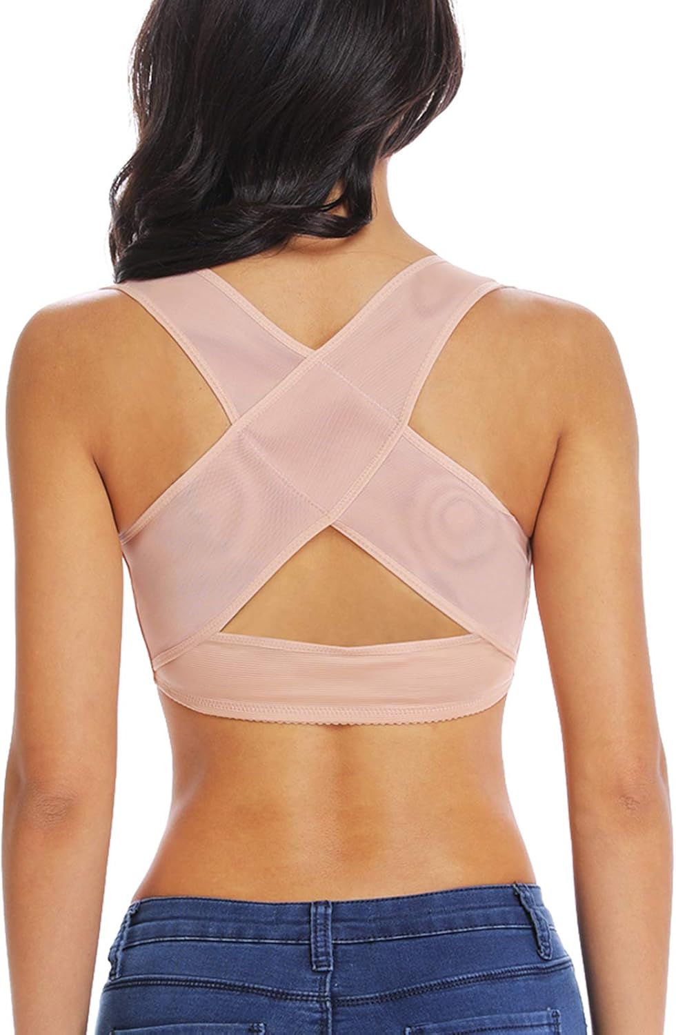 JOYSHAPER Chest Brace Up for Women Posture Corrector Shapewear Tops Compression Bra Support Vest Shaper at  Women’s Clothing store