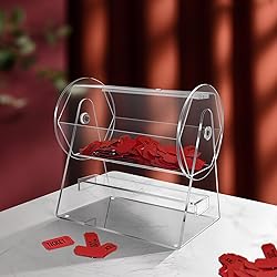 Acrylic Raffle Drum, Clear Raffle Ticket Drum