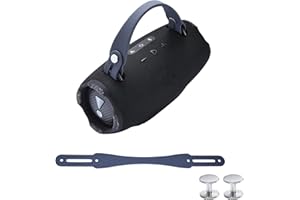 NUHFUFA Silicone Hand Strap for JBL Xtreme 4/3/2 Wireless Bluetooth Speaker, Portable Carrying Strap with Aluminium Screws Anti-slip and Skin-friendly(Blue)