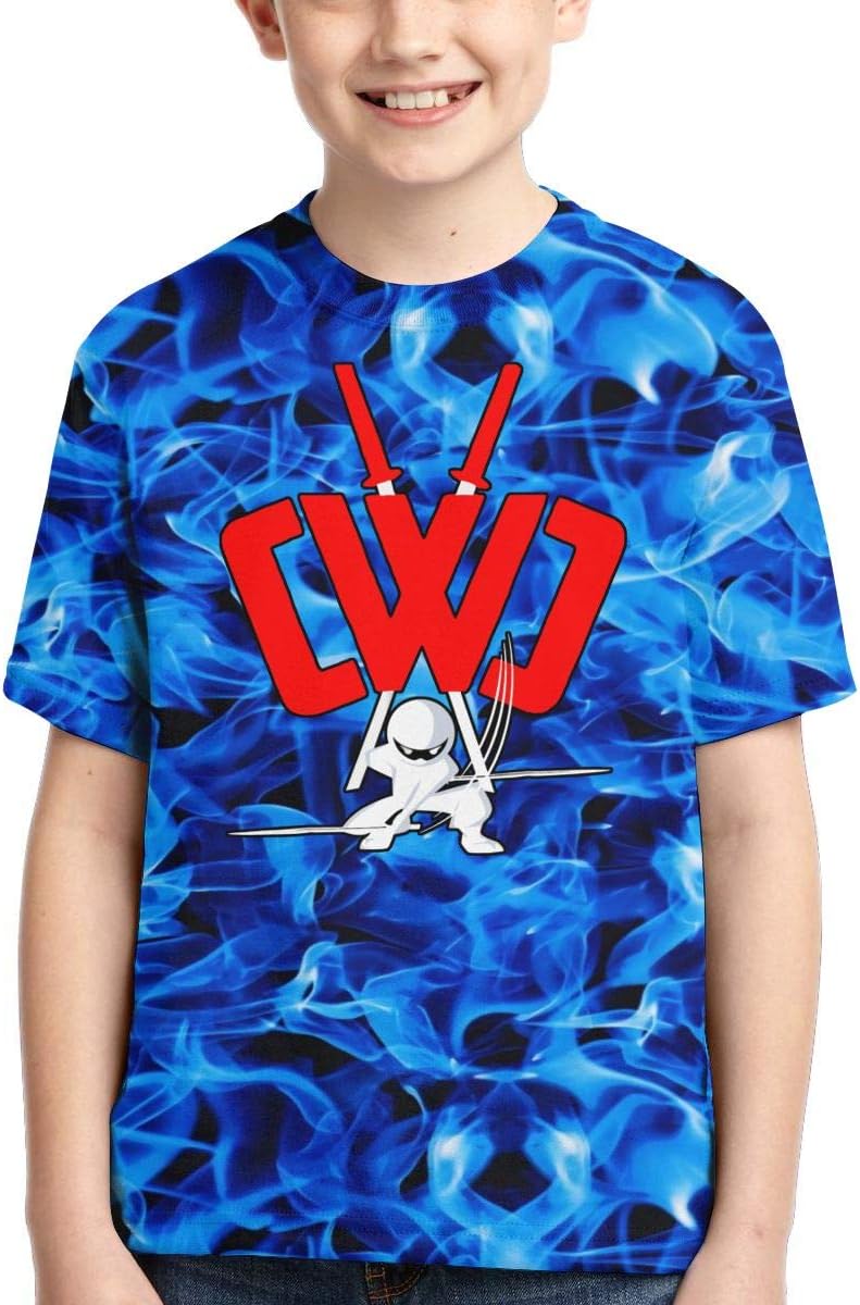 Child CWC Chad Wild Clay Shirt Boys 3D Print Short Sleeve Tshirt
