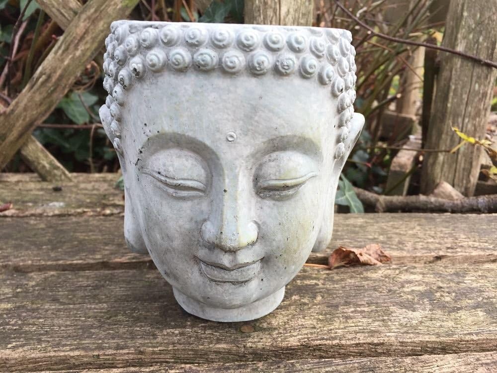 Stone the crows Buddha Planter/Pot Cover - Small Size 13cm diameter