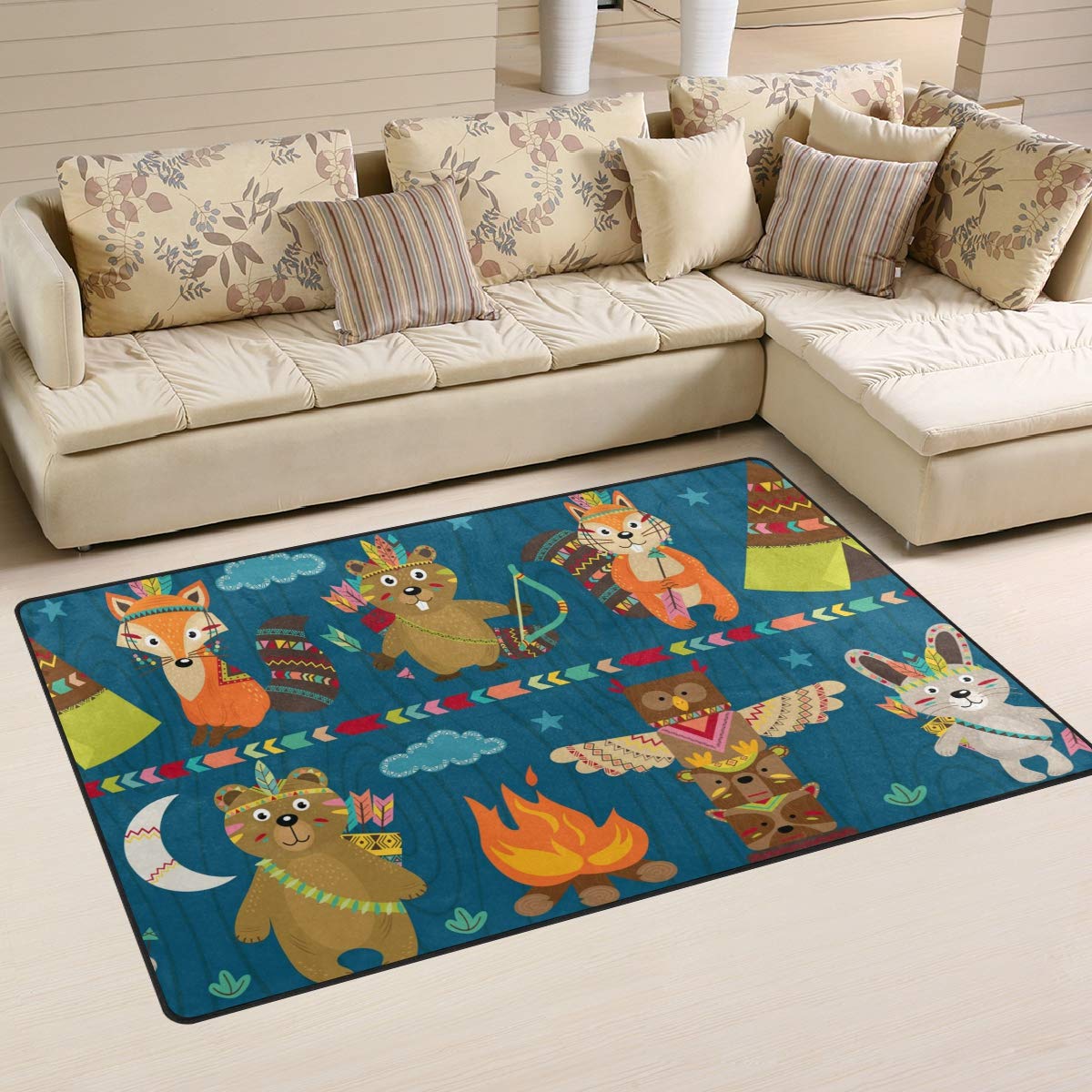 Redecor Teppich Kinderzimmer Wohnzimmerteppich Schlafzimmer Kuche