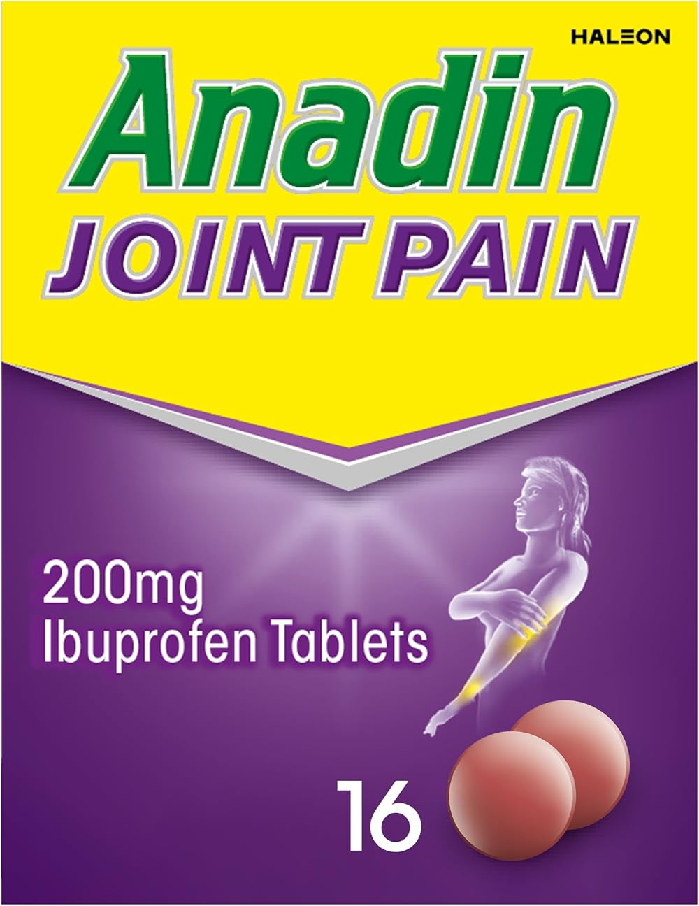 Anadin Joint Pain Relief Ibuprofen Tablets 200mg Pack of 16