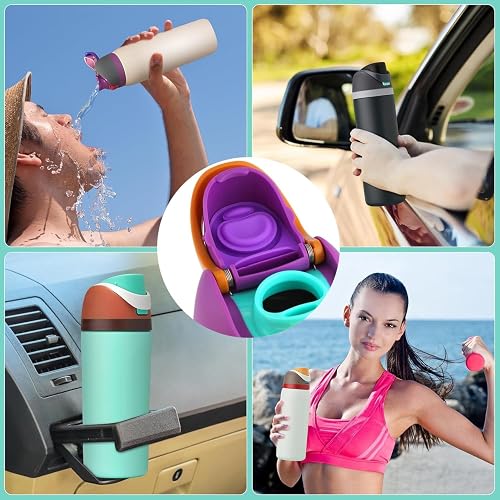 Replacement Lid For Owala Freesip – BPA-Free One-Button Cap, Compatible With 16oz 24oz 32oz 40oz Bottles