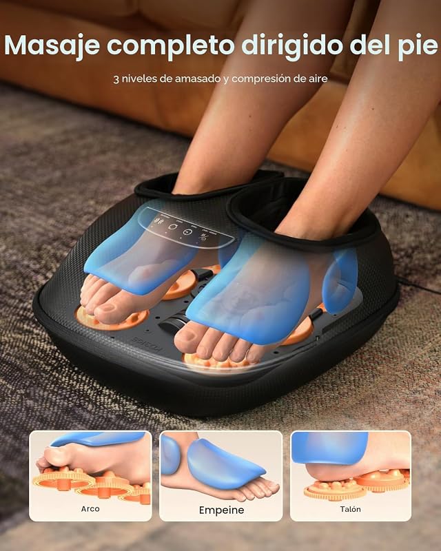 Masajeador de pies novedad 2026, masajeador eléctrico con calor