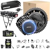 BAFANG BBS02B BBS-HD 36V 48V 52V 500W 750W 1000W Mid Drive Conversion Kit | Ebike Conversion Kit with Optional Battery &amp; LCD Display &amp; Chainring, Electric Bike Kit for MTB City Bicycle