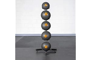 METIS Medicine/Slam Ball Rack - Exercise Ball Storage Stand for Up to 5 Gym Balls | Gym Storage for Medicine Ball or Slam Bal