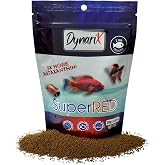 NorthFin DynariX SuperRED Fish Food, Sinking Pellets, 2mm, 250g | DynariX SuperRED; slow-sinking pellets for carnivores &amp; omnivores; 3X astaxanthin for color; crafted in Canada
